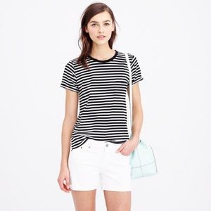 J. Crew Rolled Sleeve Pocket Tee in Stripe